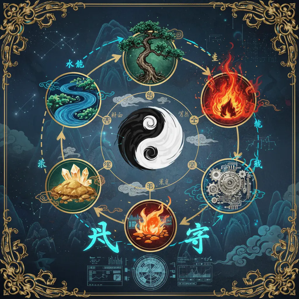 八字批命 - 五行生剋