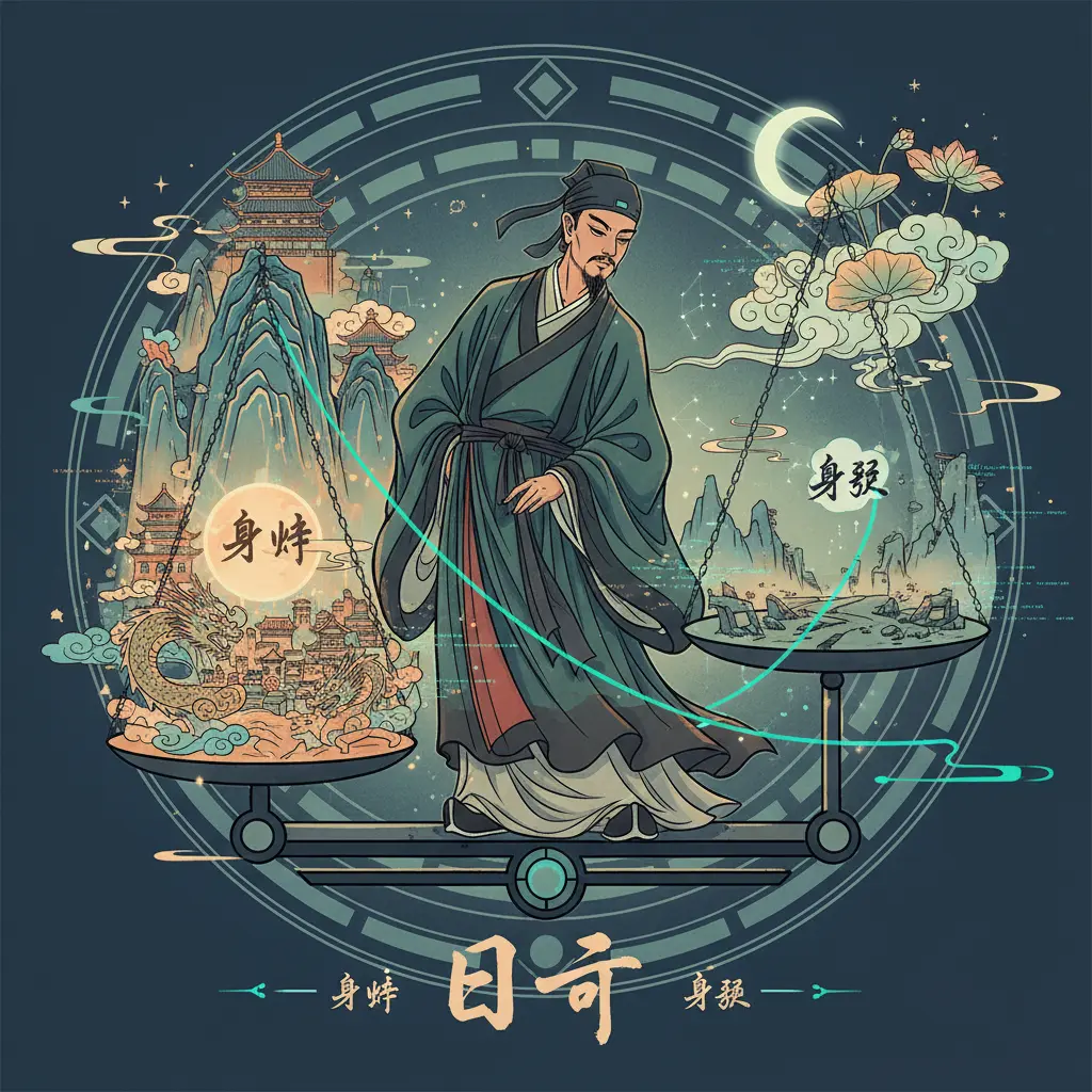 身旺身弱 - 日干