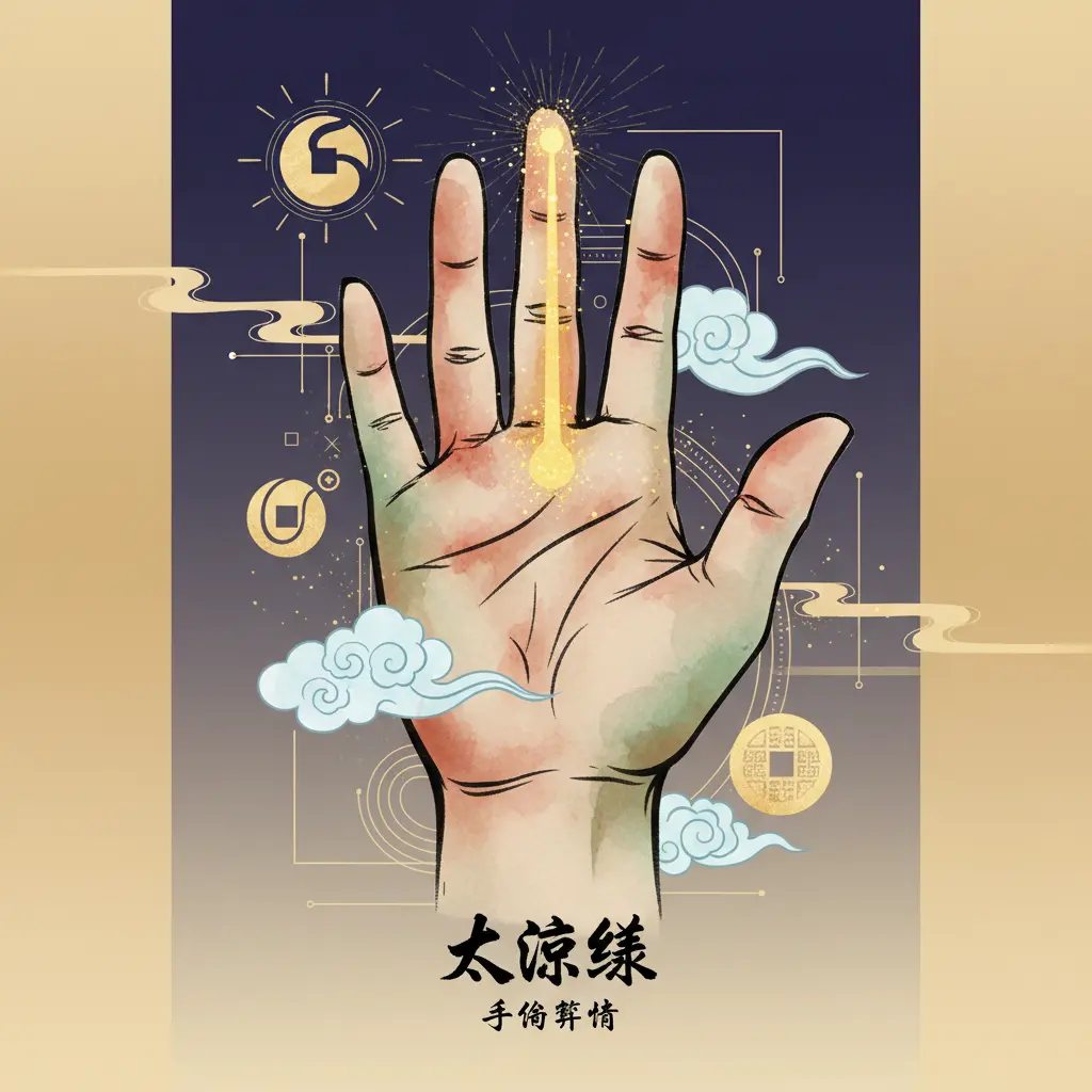 手相算命 - 太陽線