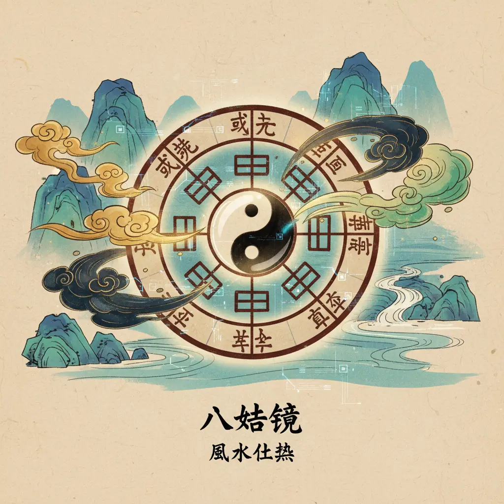 風水化煞 - 八卦鏡