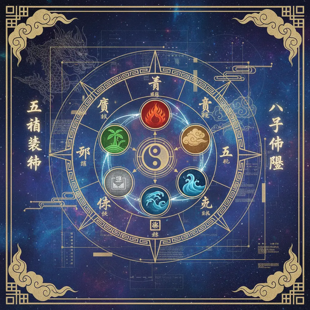 八字命盤 - 五行結構