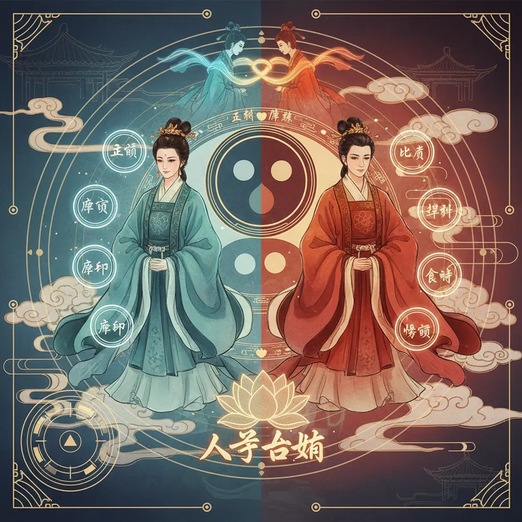 八字合婚 - 十神