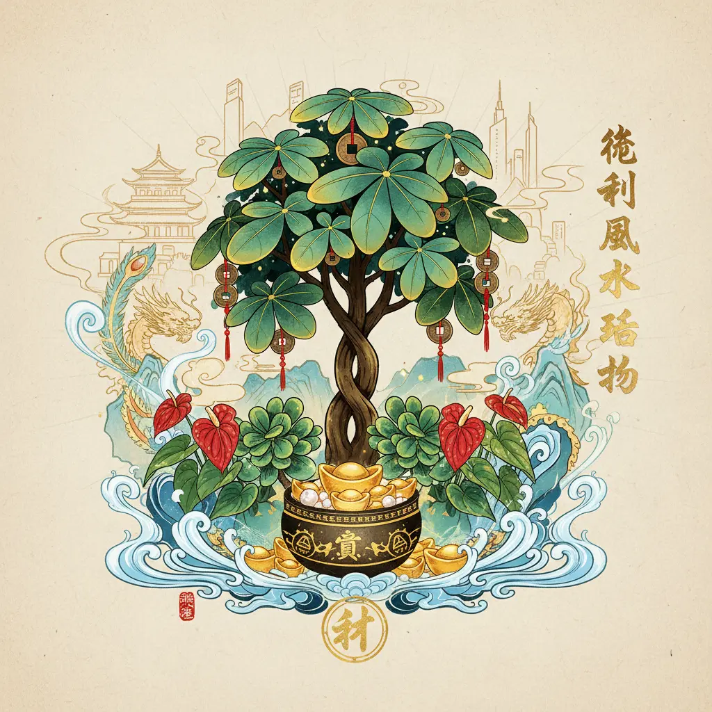風水植物 - 催財