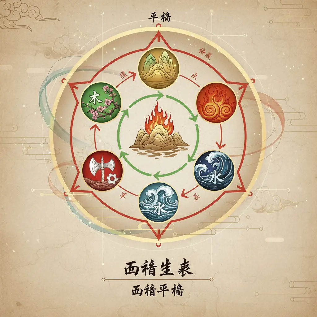 五行平衡 - 五行生剋