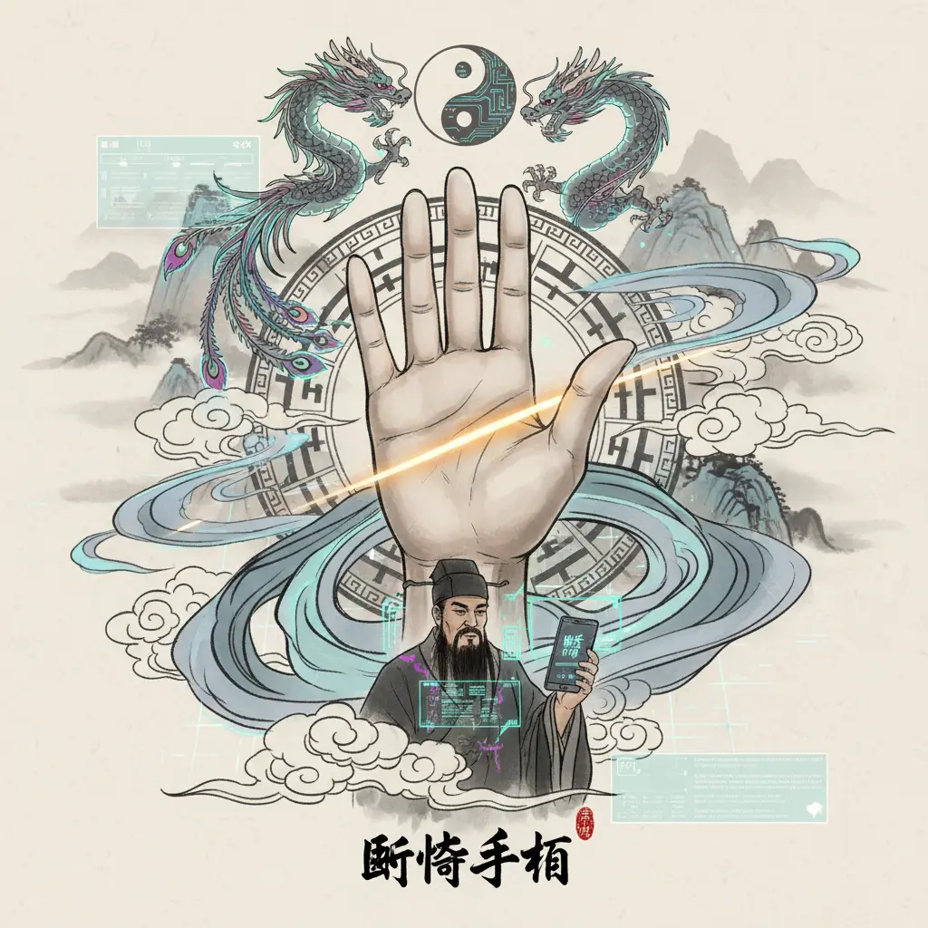 手相算命 - 斷掌