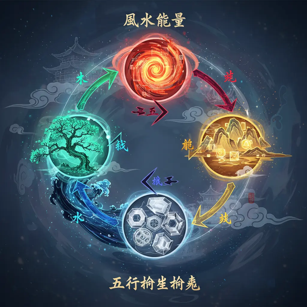 風水能量 - 五行相生相剋