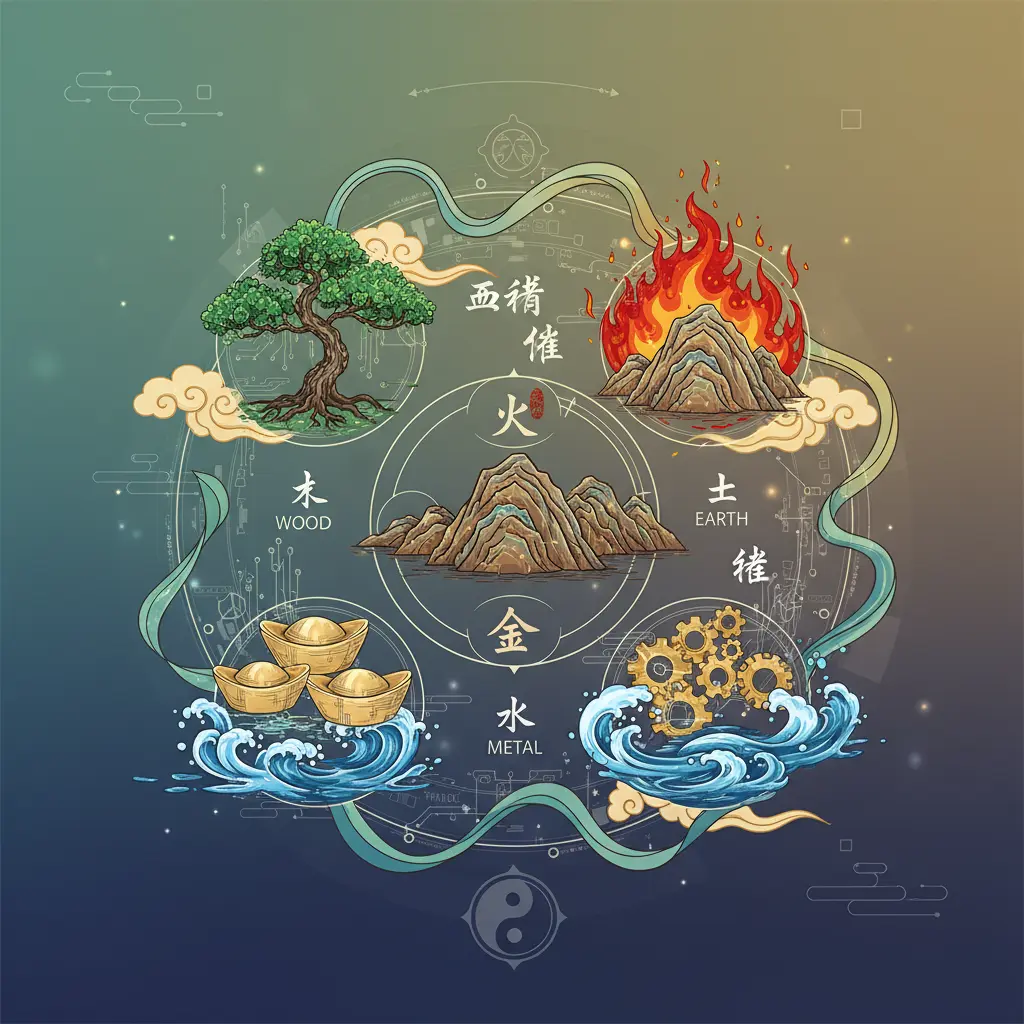 五行理論 - 五行相生