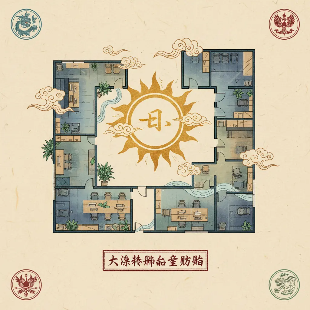 辦公室佈局 - 太陽星