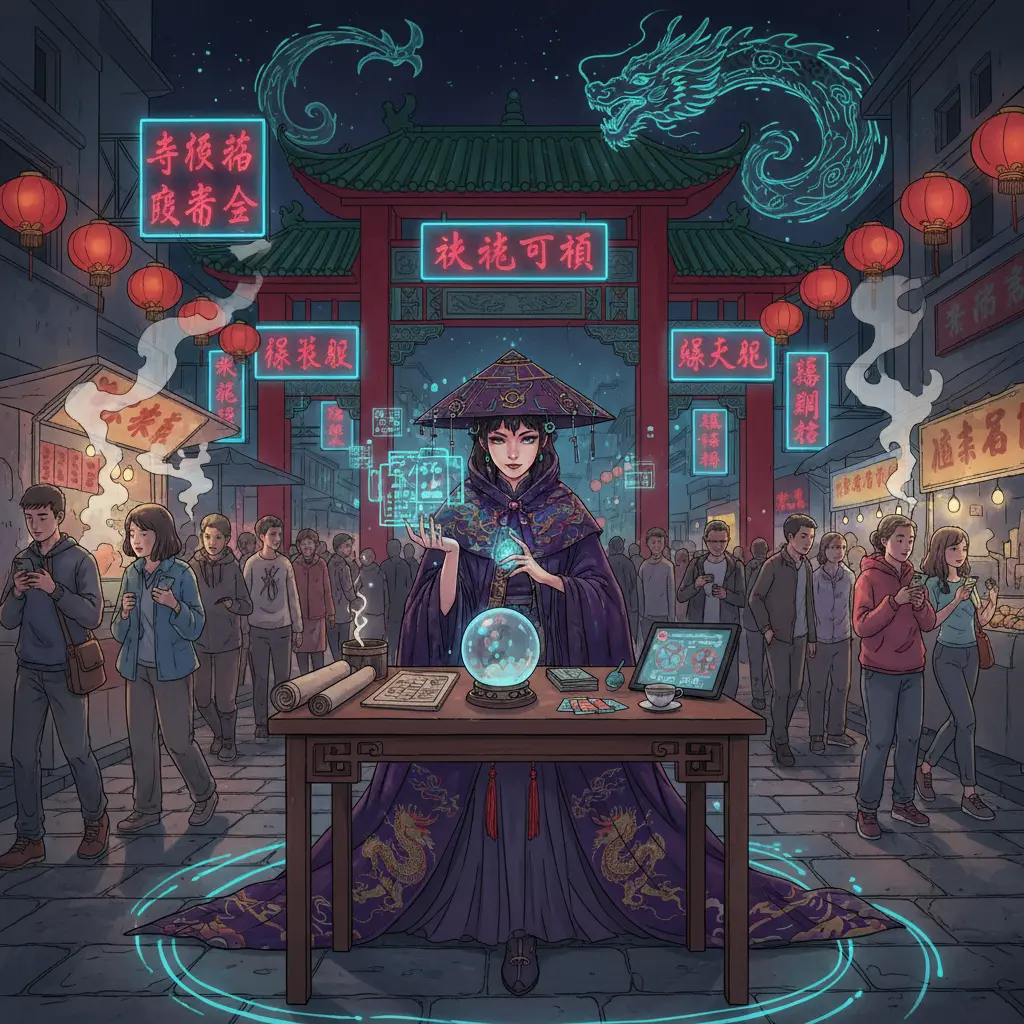 廟街算命 - 女巫