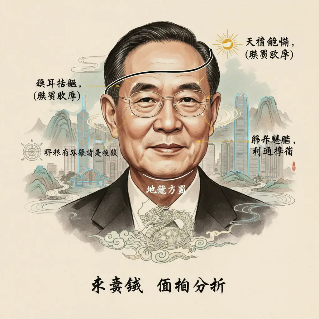 面相分析 - 李嘉誠