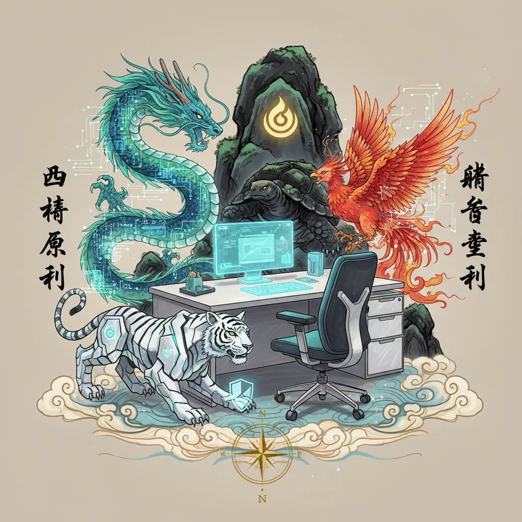 辦公室風水 - 四神原則