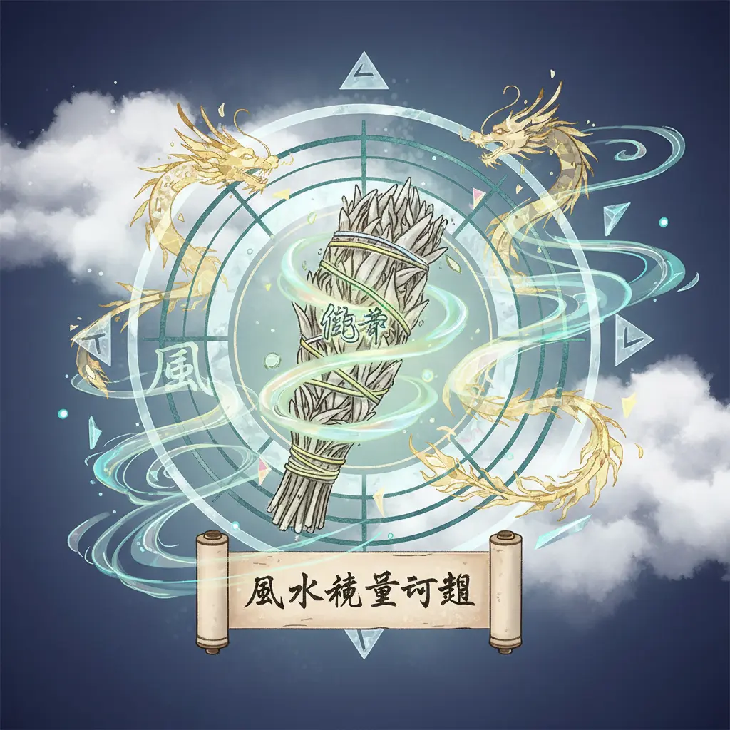 風水能量調整 - 白鼠尾草