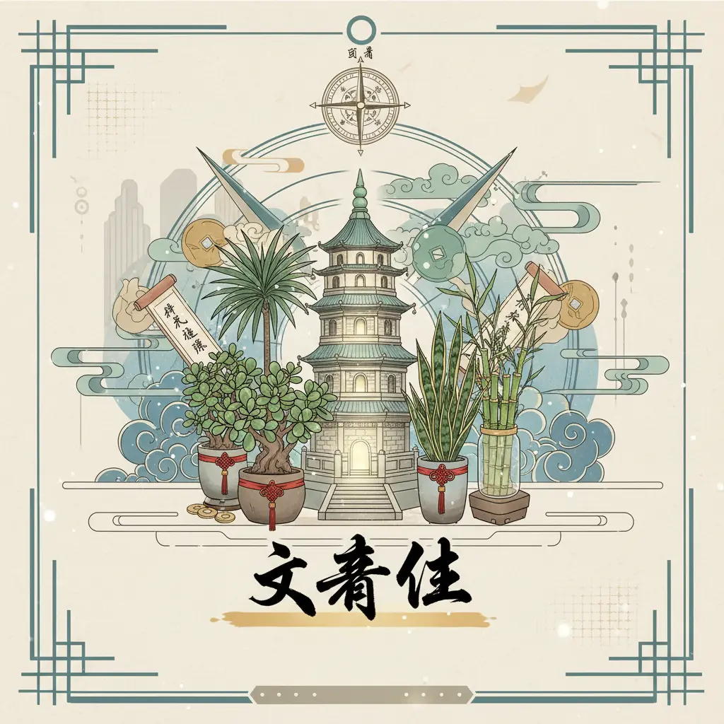 風水植物 - 文昌位